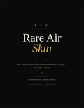 The Official Guide to Rare Air Skin, a skincare protocol e-book by esthetician Karli Cox